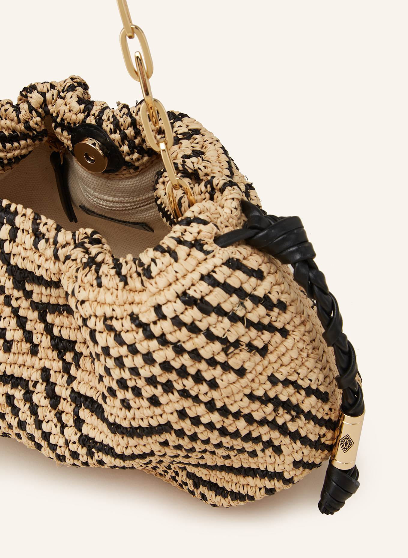 ba&sh Kabelka JUNE: SVĚTLE HNĚDÁ / ČERNÁ