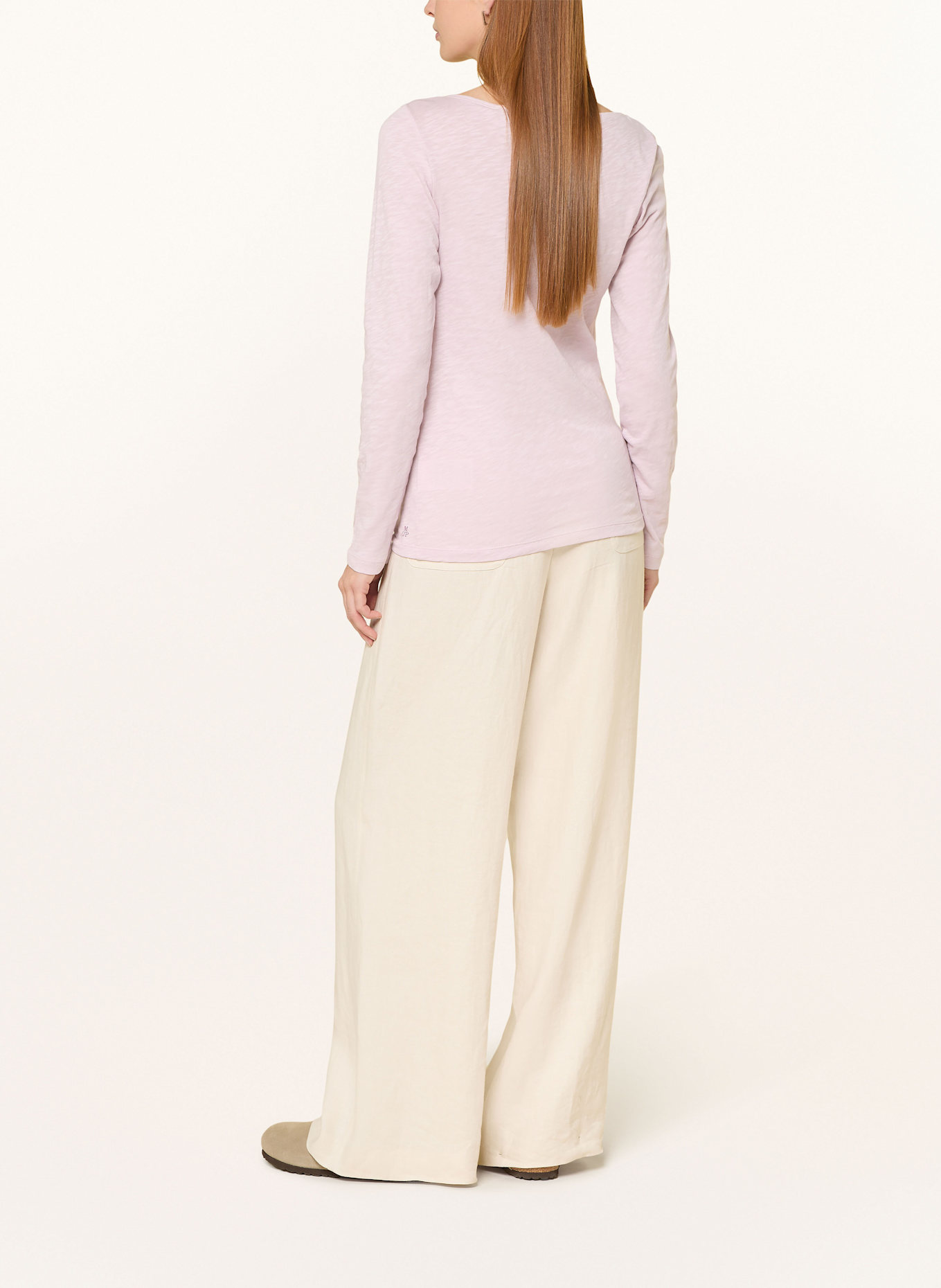 Marc O'Polo Koszulka z długim rękawem: BLADORÓŻOWY