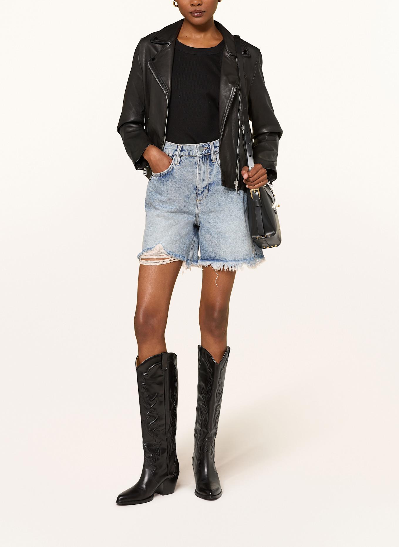 ALLSAINTS Džínové šortky DORIS: 2160 Light Indigo