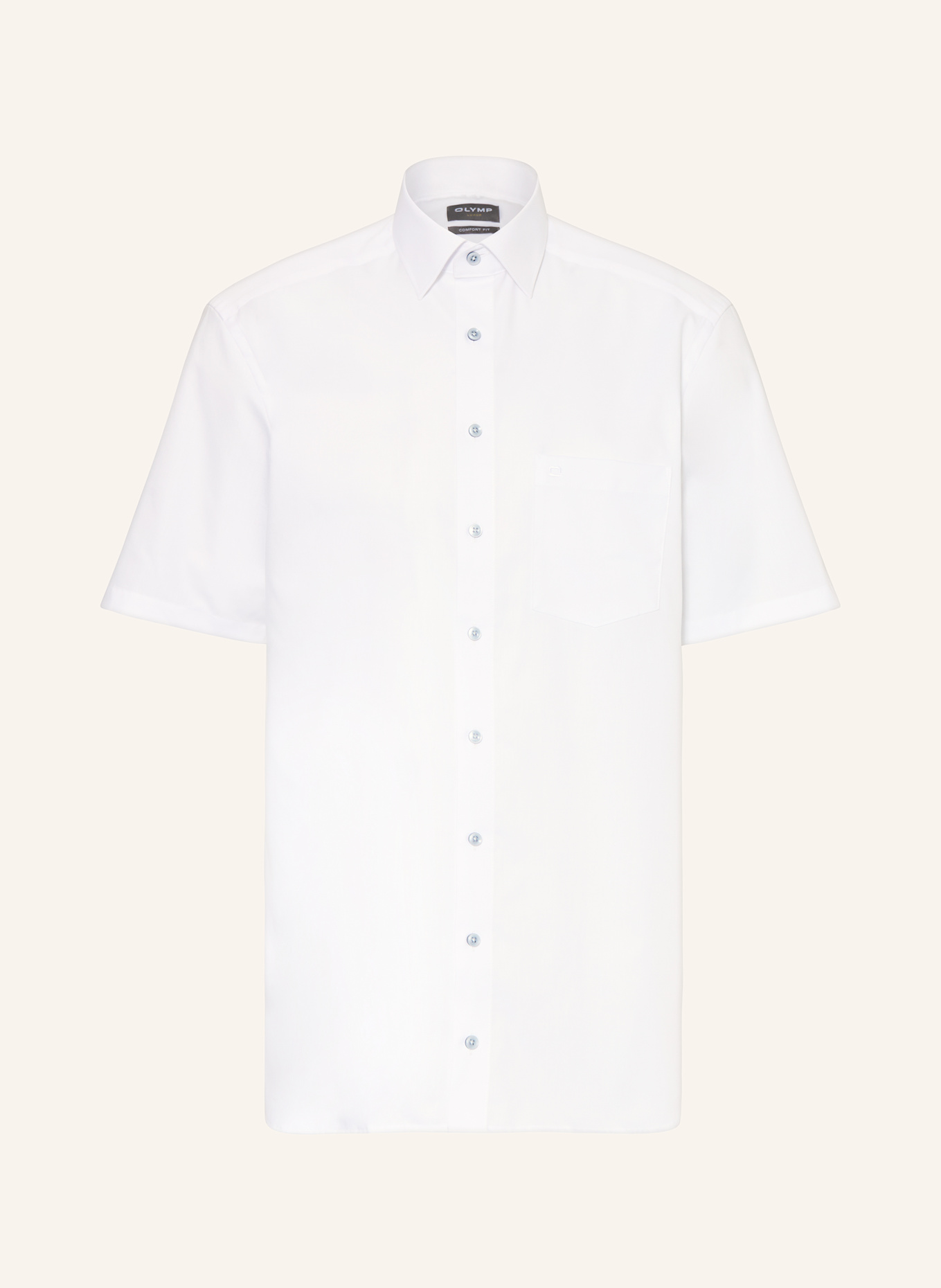 OLYMP Kurzarm-Hemd Luxor comfort fit: WEISS