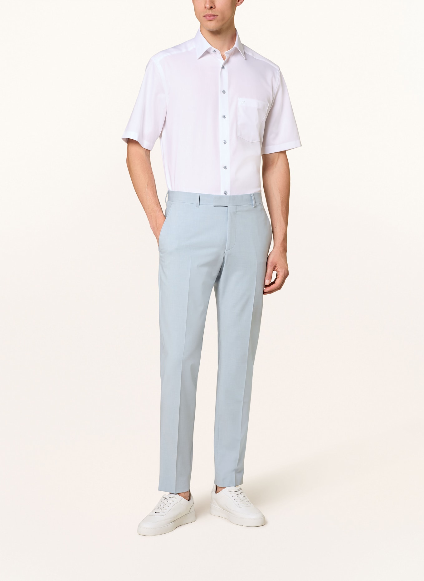 OLYMP Kurzarm-Hemd Luxor comfort fit: WEISS