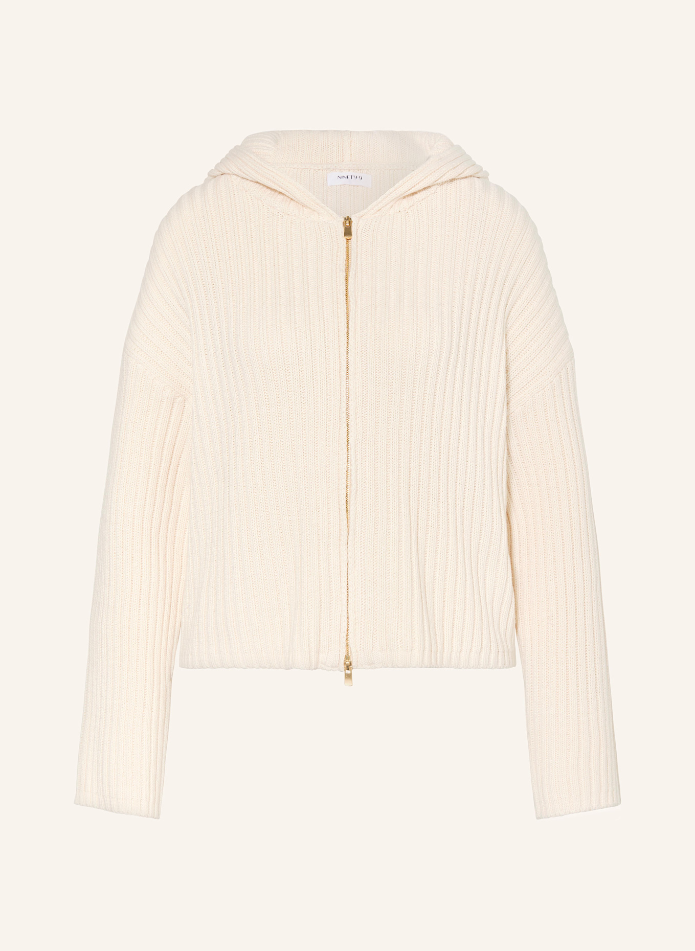 NINETY-9 Strickjacke KNITTED: CREME