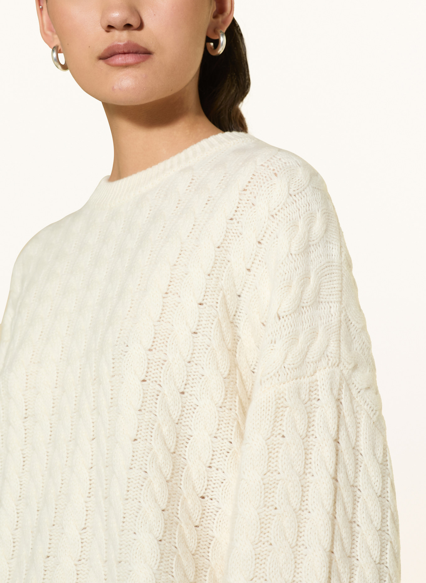 SOFT GOAT Cashmere-Pullover: WEISS