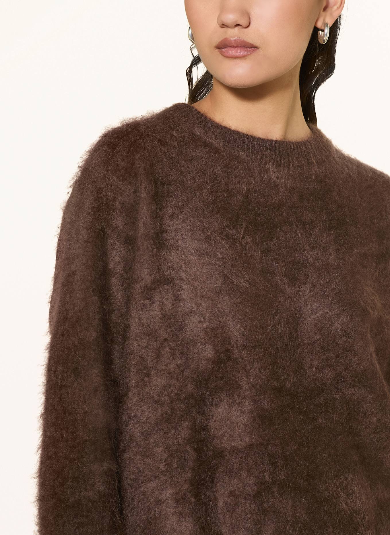 SOFT GOAT Pull en cachemire: MARRON FONCÉ