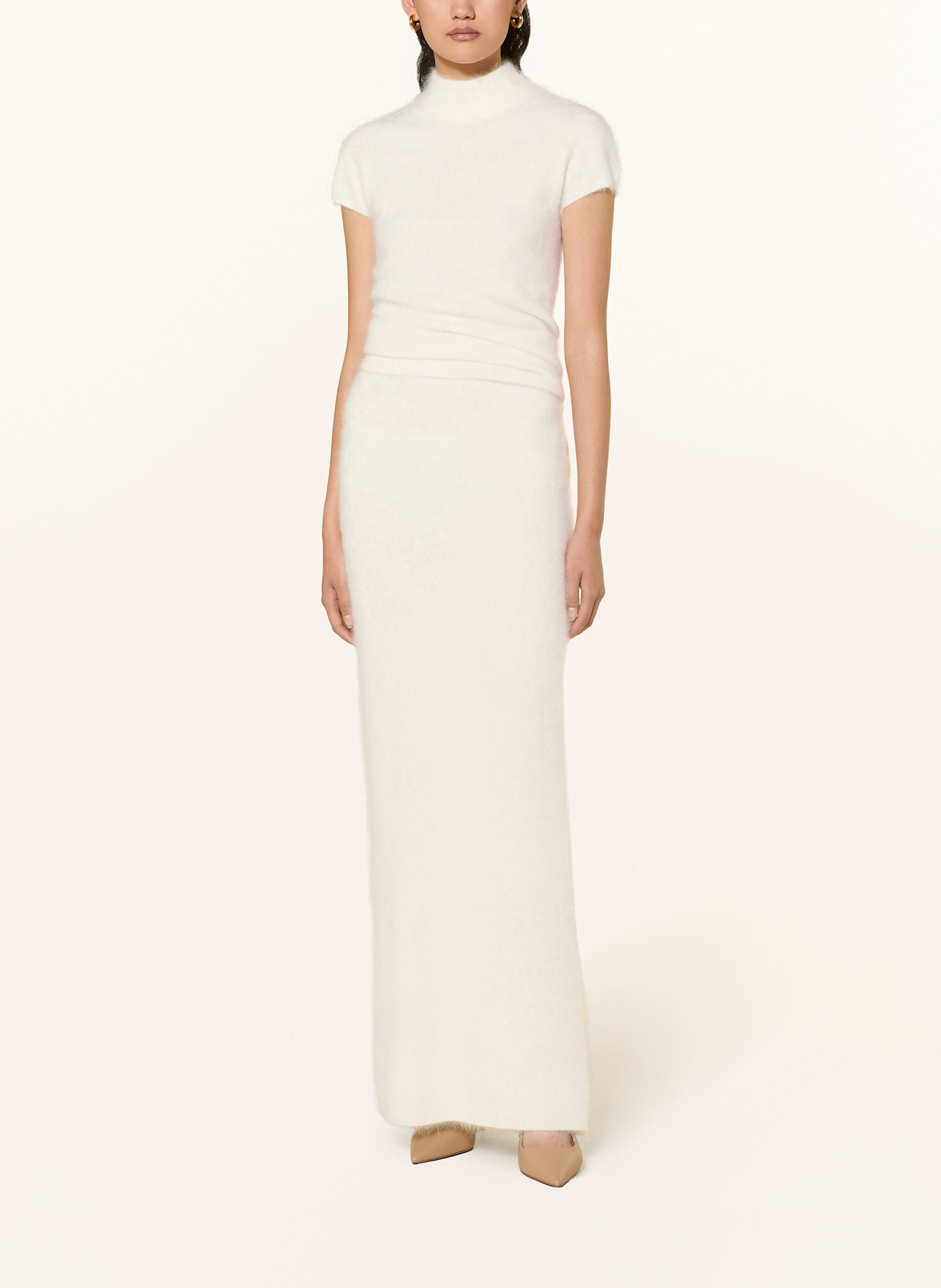 SOFT GOAT Strickrock aus Cashmere: ECRU