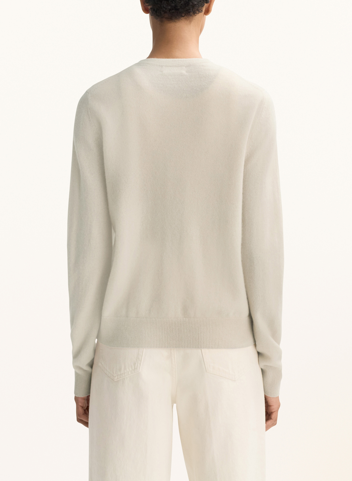 SOFT GOAT Strickjacke aus Cashmere: CREME