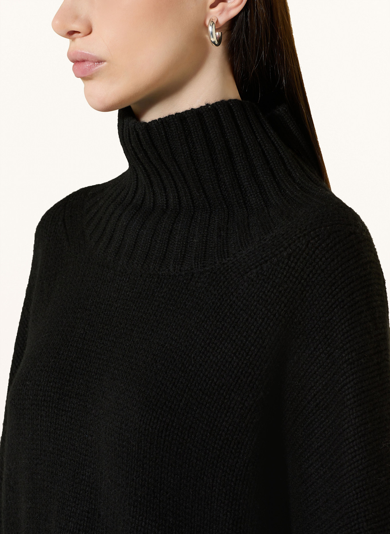 SOFT GOAT Cashmere-Pullover: SCHWARZ