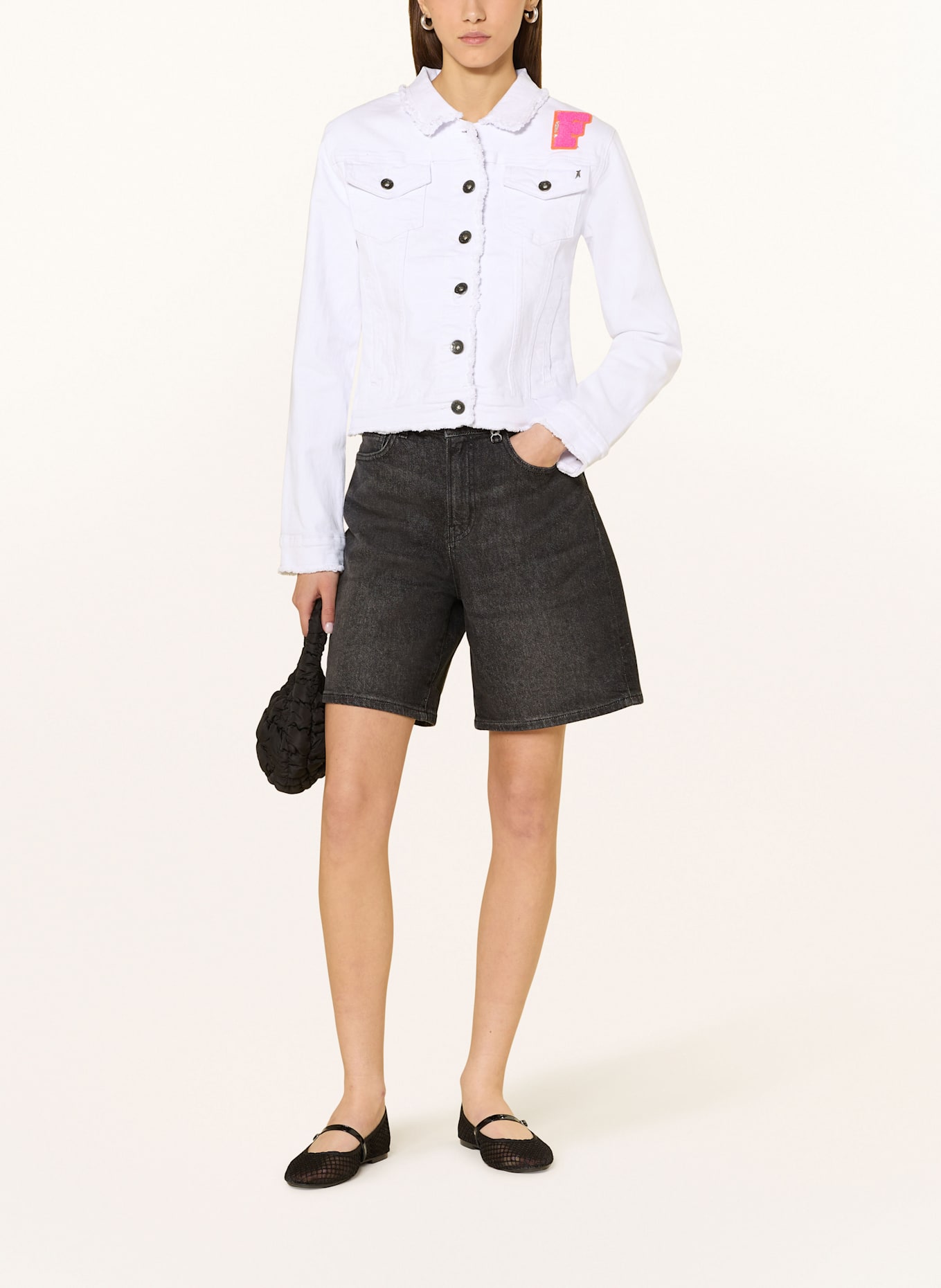 FRIEDA & FREDDIES Jeansjacke: WEISS
