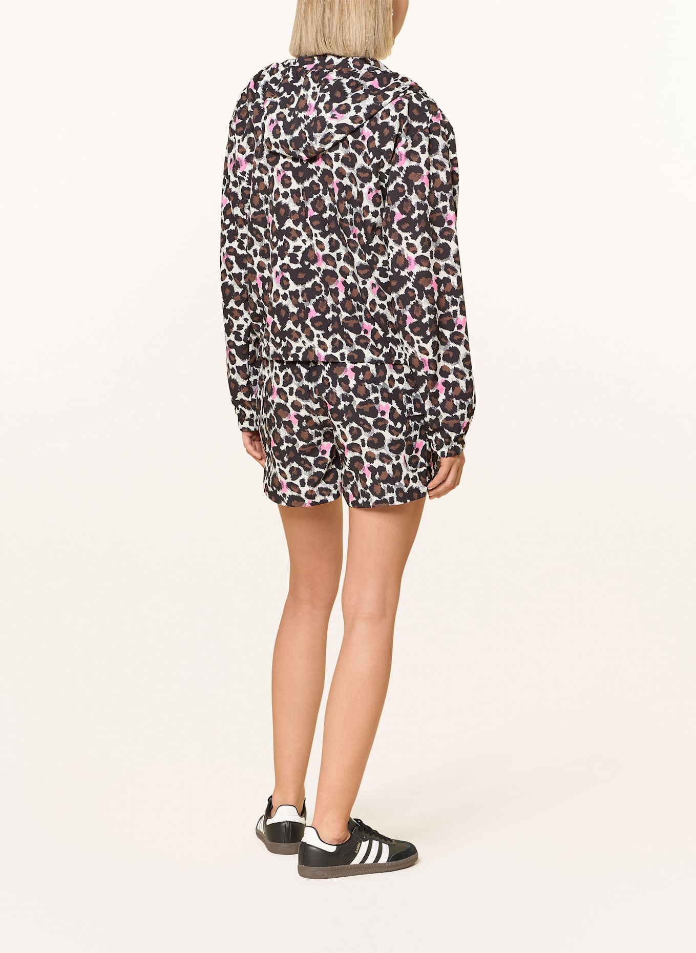 FRIEDA & FREDDIES Shorts: ECRU/ DUNKELBRAUN/ PINK