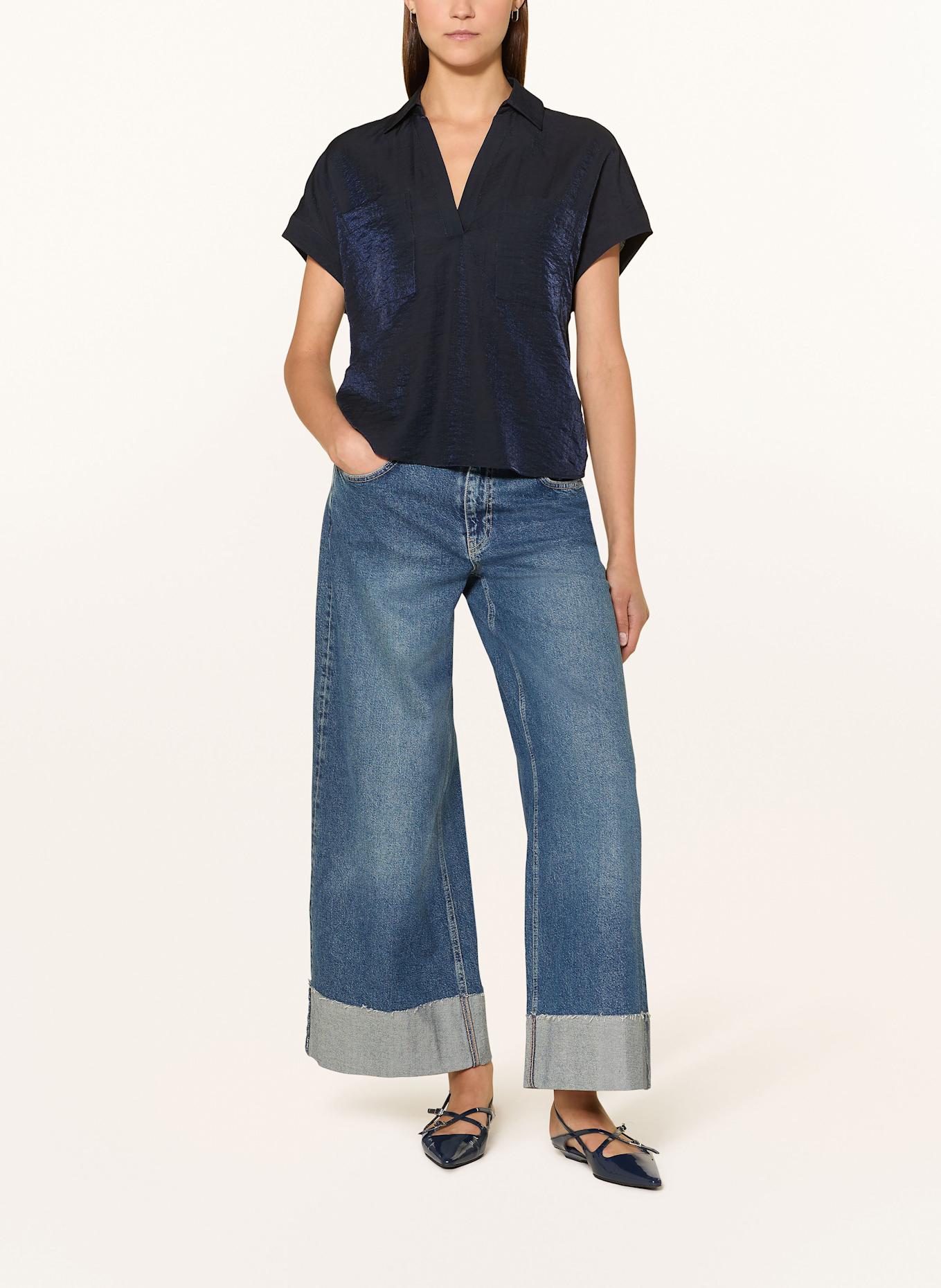 someday Blusenshirt ZLEANA: DUNKELBLAU