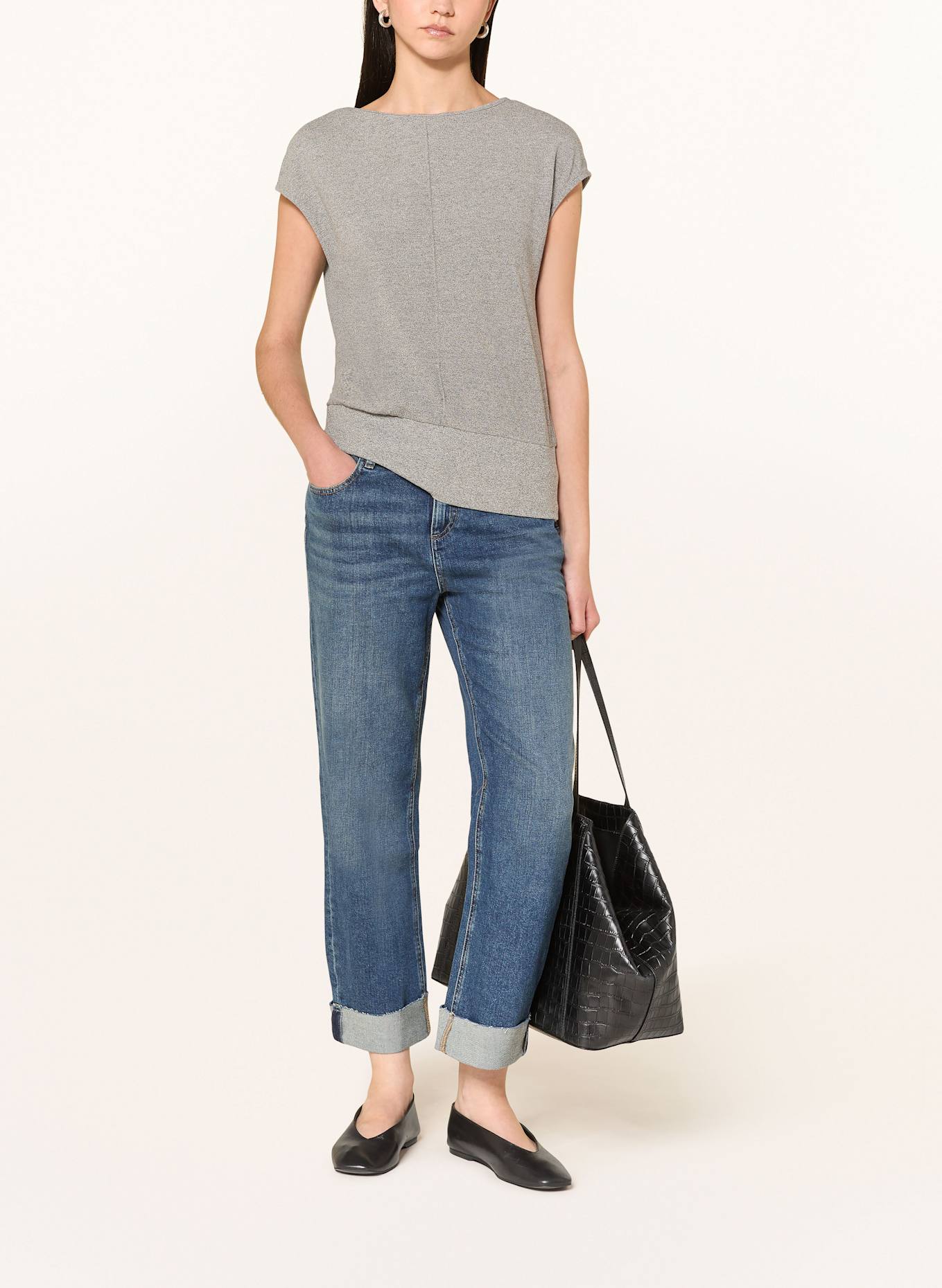 OPUS T-Shirt SIESA: GRAU
