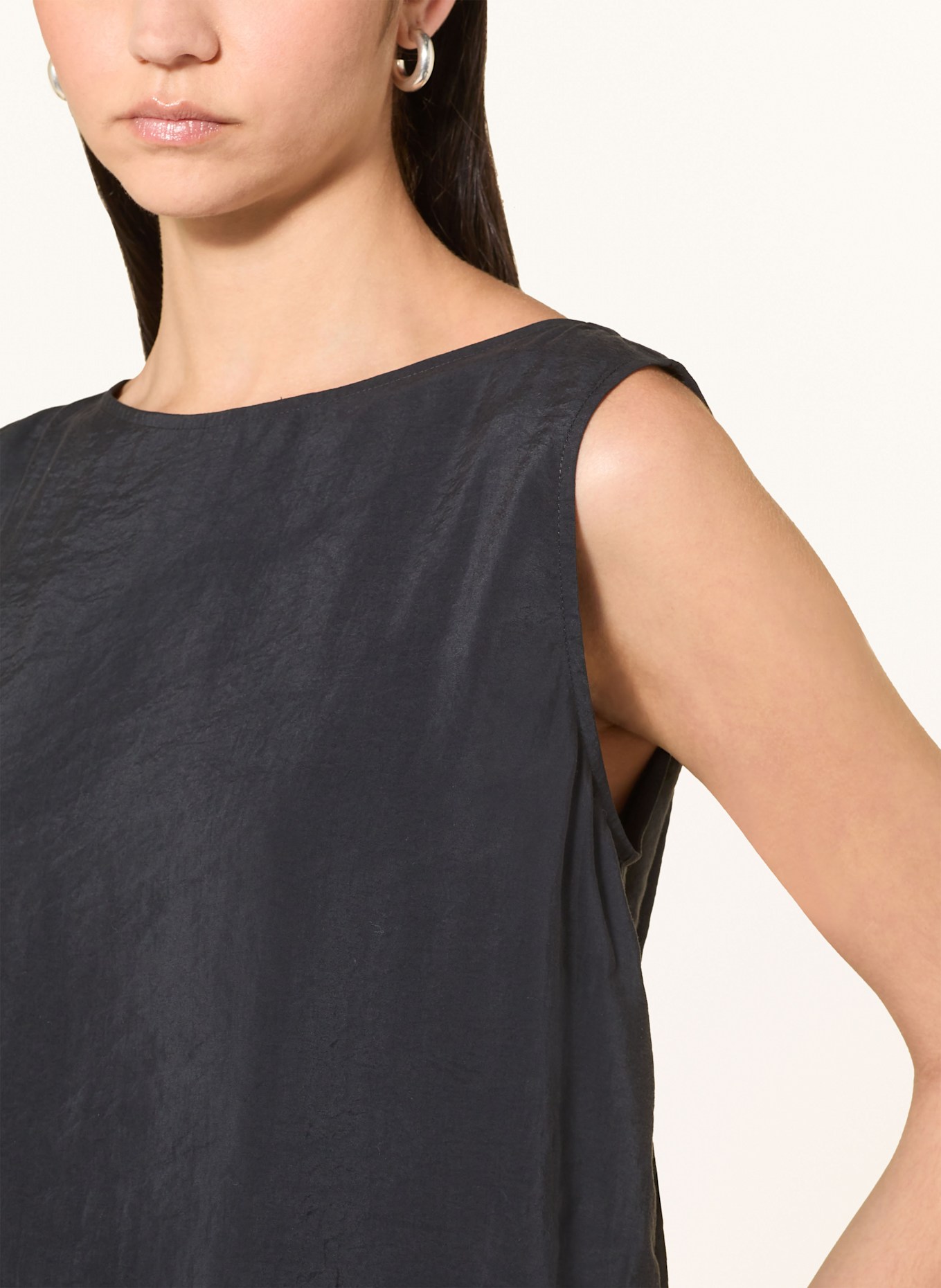 OPUS Blusentop FALGA: SCHWARZ