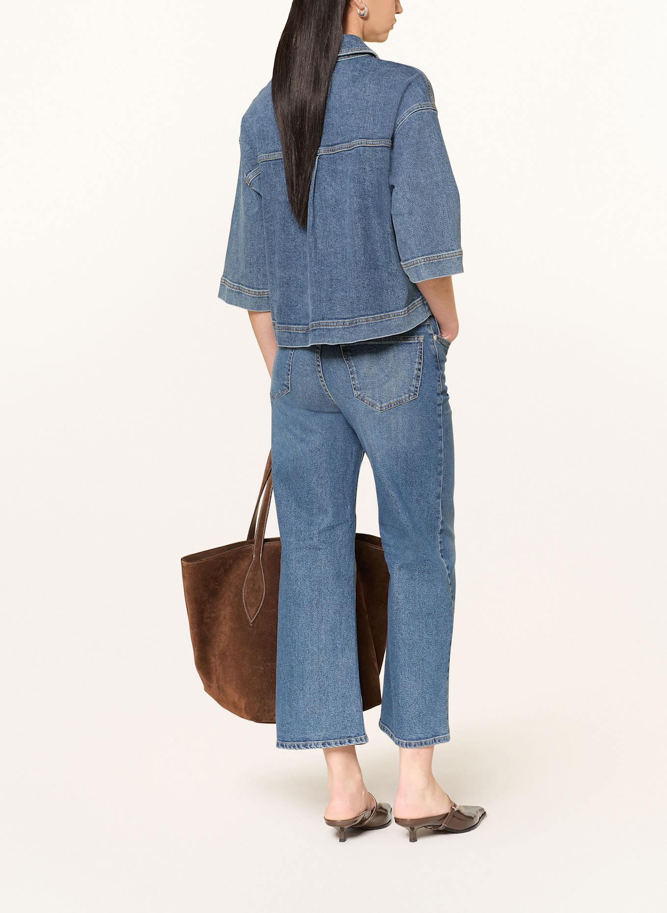 OPUS Jeansbluse FEMSE: BLAU