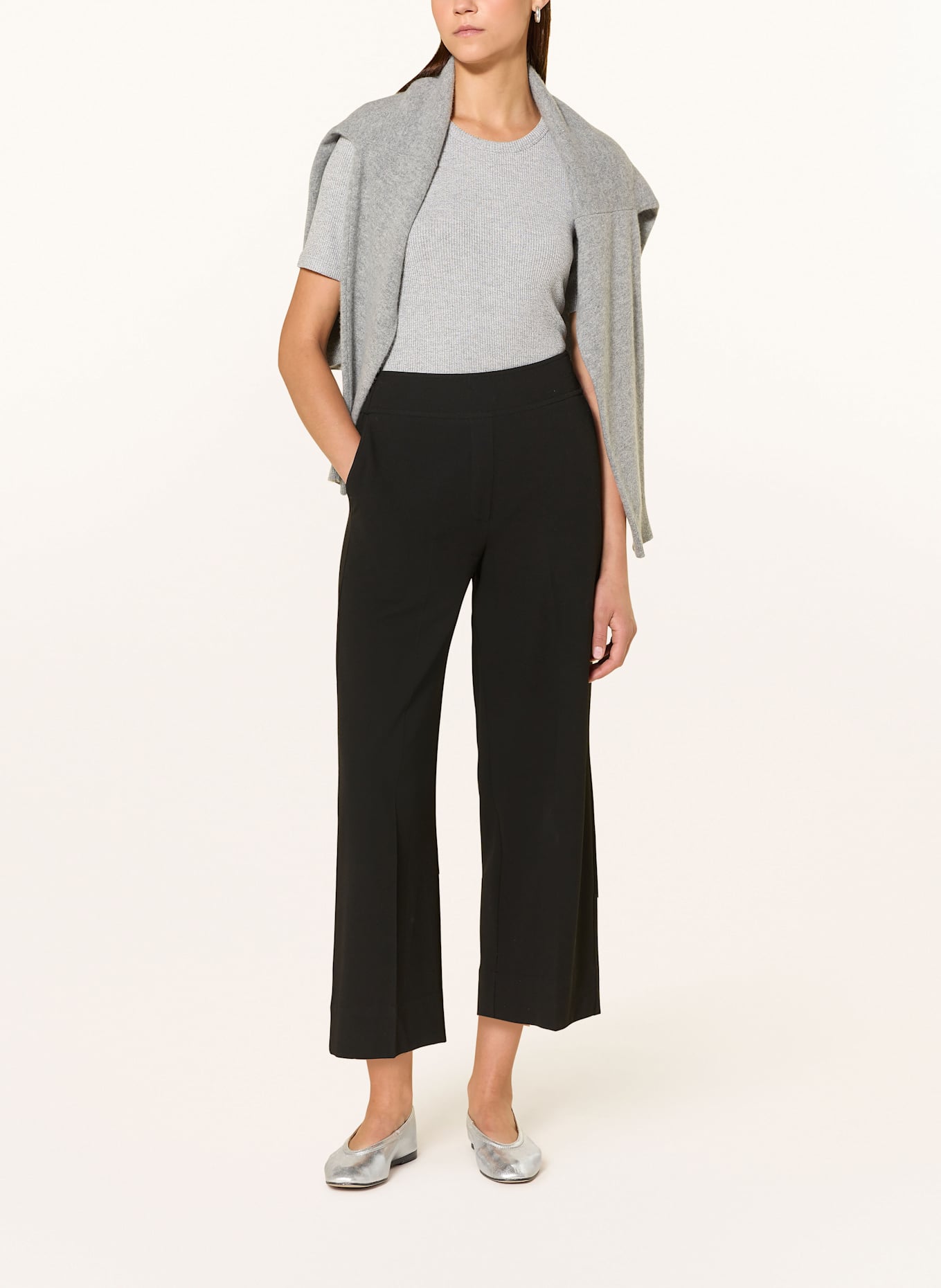 OPUS T-Shirt SULCHEN: GRAU