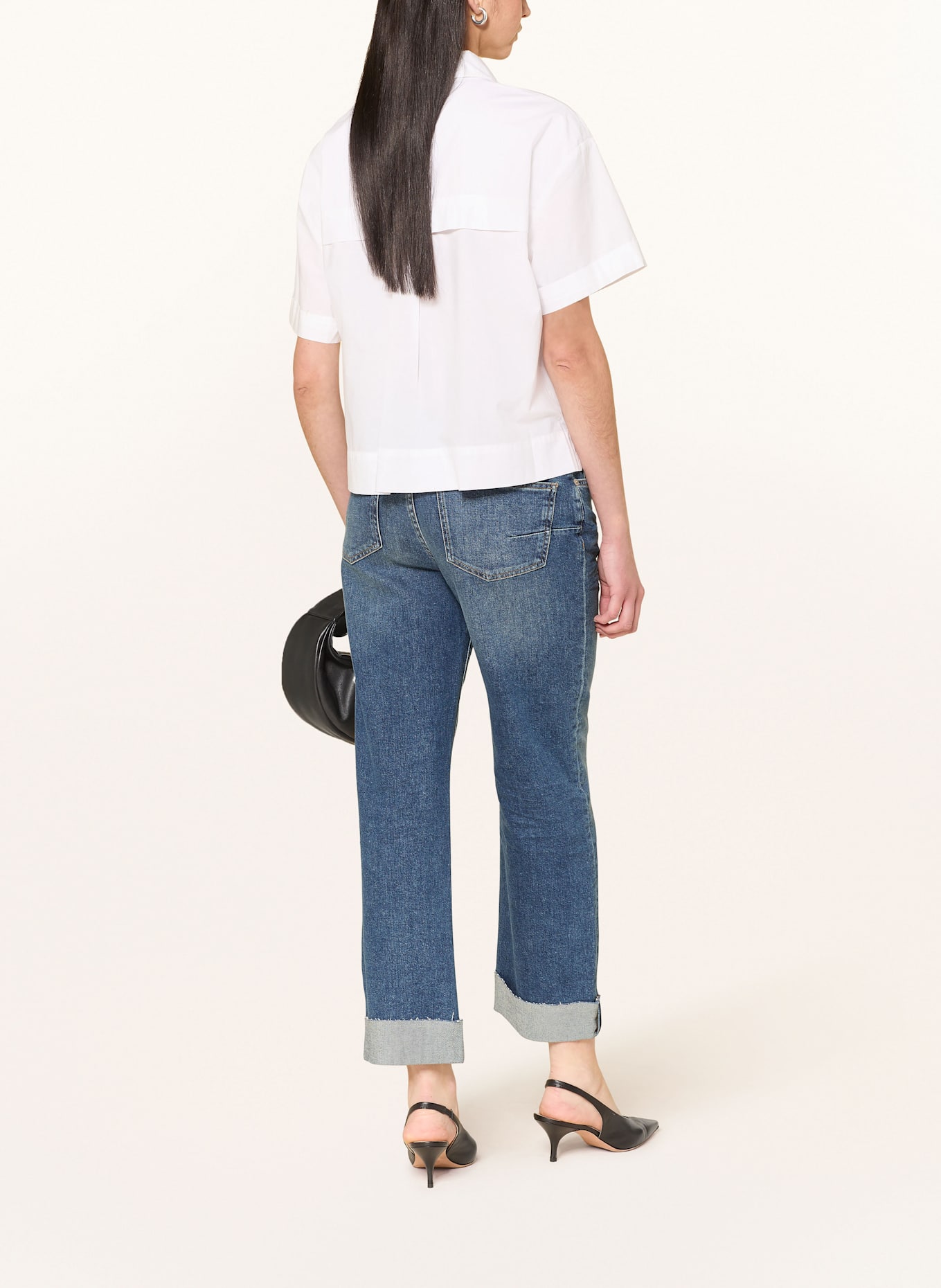 OPUS Blusenshirt FIOLA: WEISS