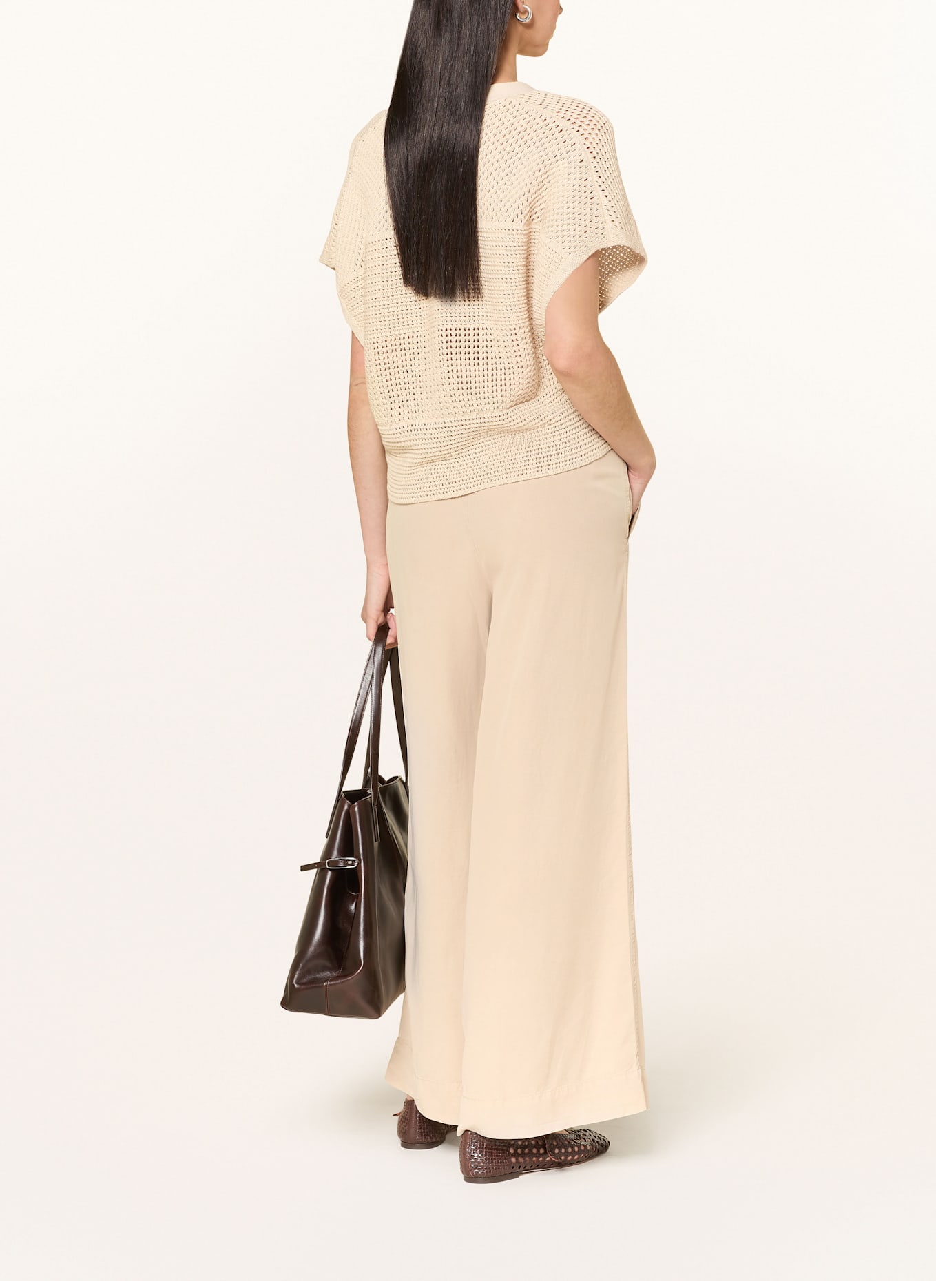 OPUS Strickshirt PEKINA: CREME