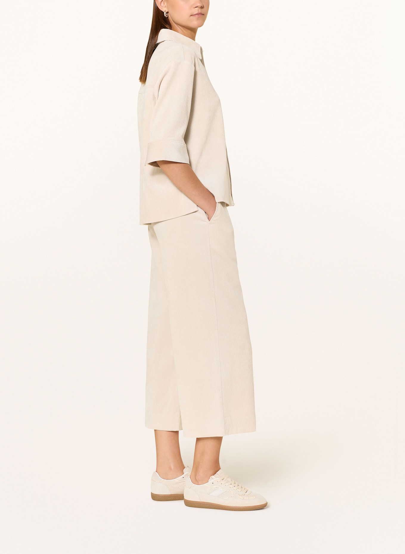 OPUS Cord-Culotte MISHA LANE: ECRU