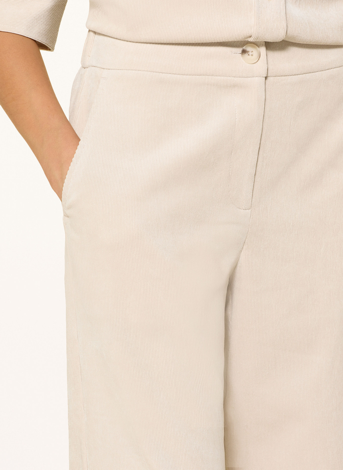 OPUS Cord-Culotte MISHA LANE: ECRU