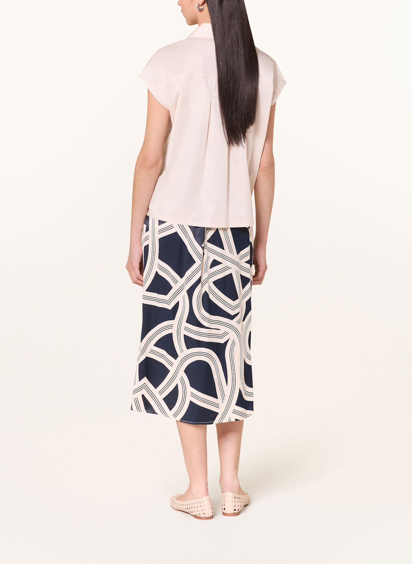 OPUS Rock ROBALI IANE: DUNKELBLAU / ECRU