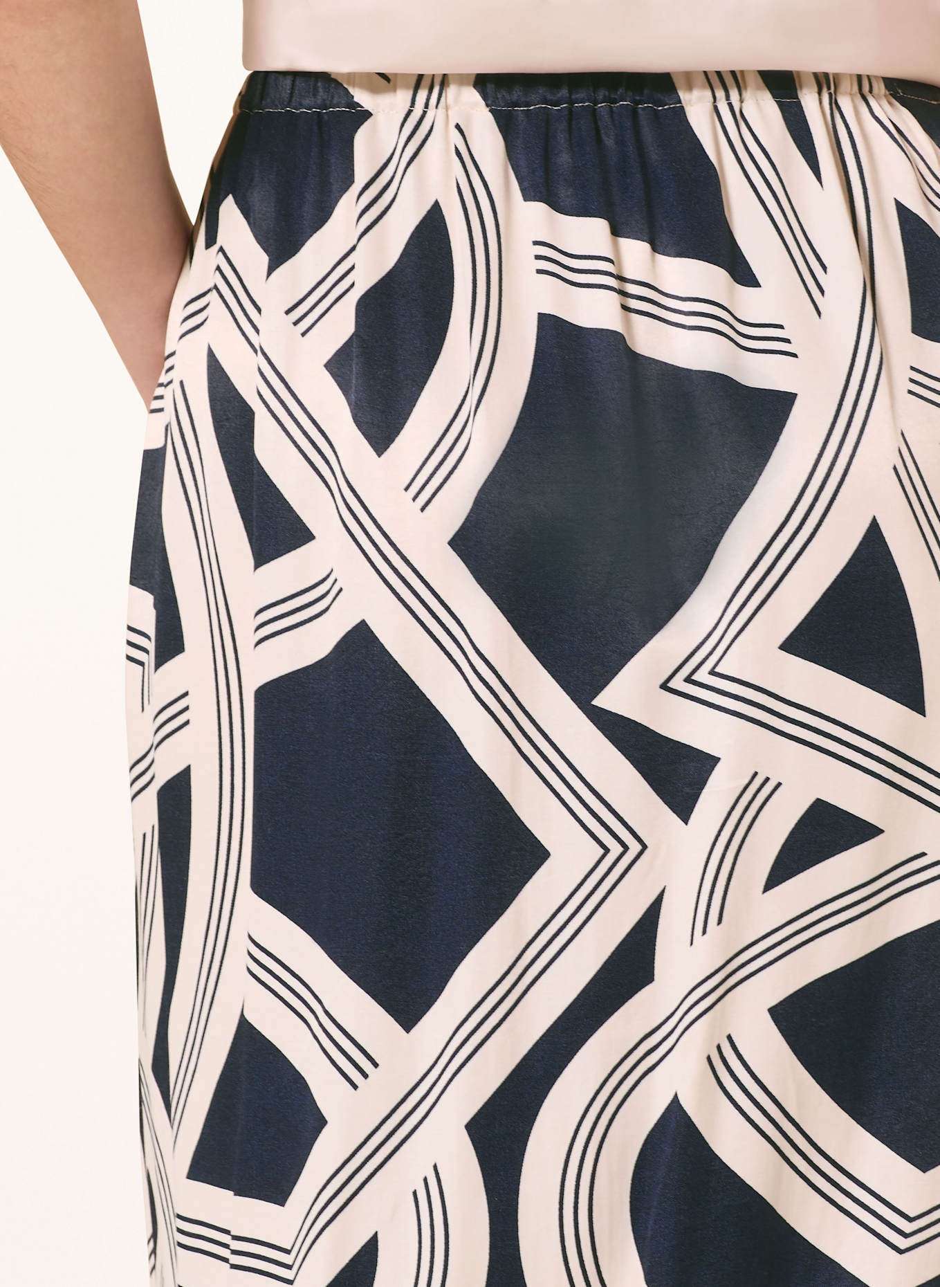 OPUS Rock ROBALI IANE: DUNKELBLAU / ECRU