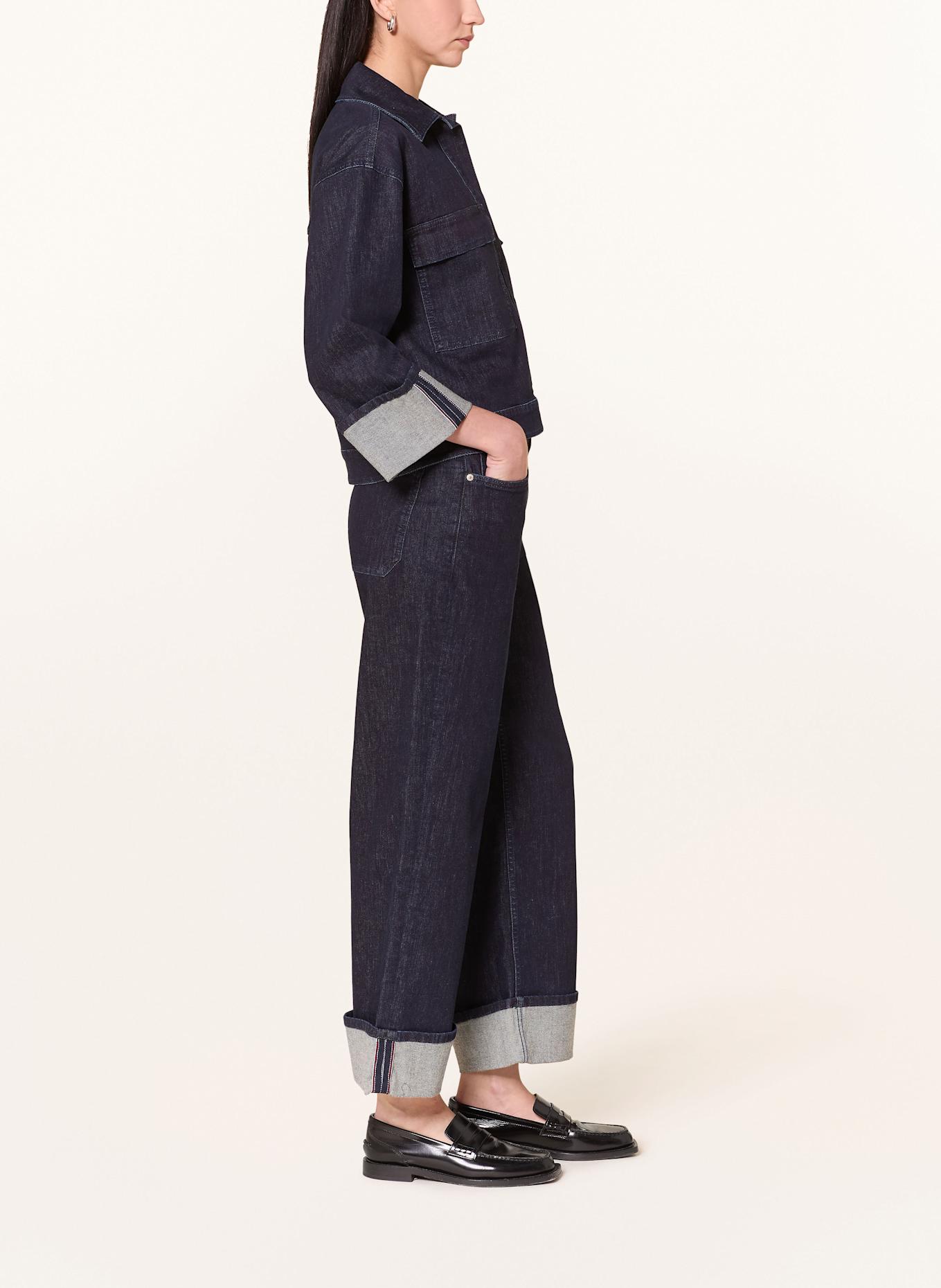 OPUS Wide Leg Front jeans MIVA: 7439 rinsed blue