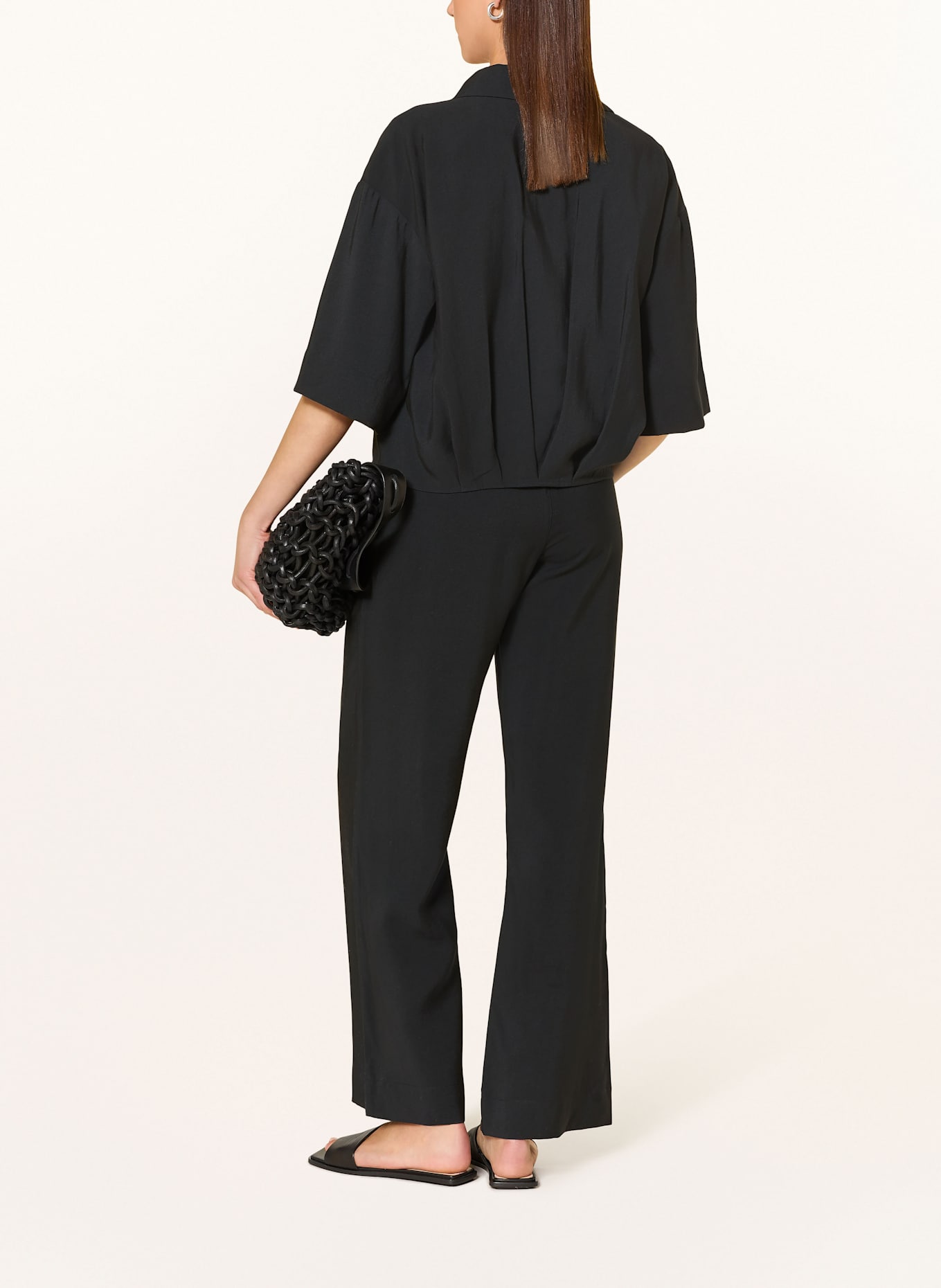 OPUS Hemdbluse FABBEY: SCHWARZ