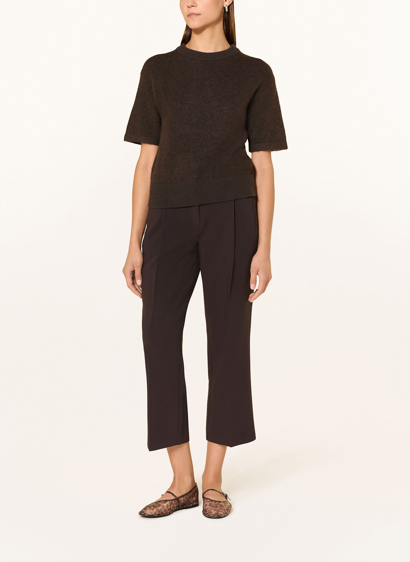 OPUS Pullover PAMI: DUNKELBRAUN