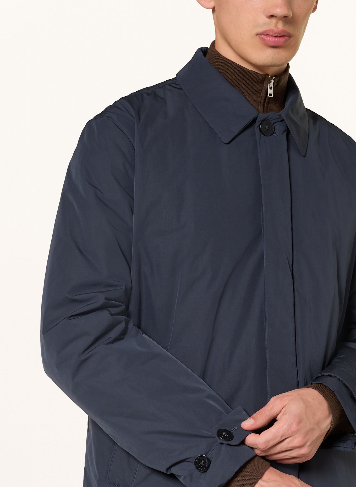 WOOLRICH Płaszcz: GRANATOWY