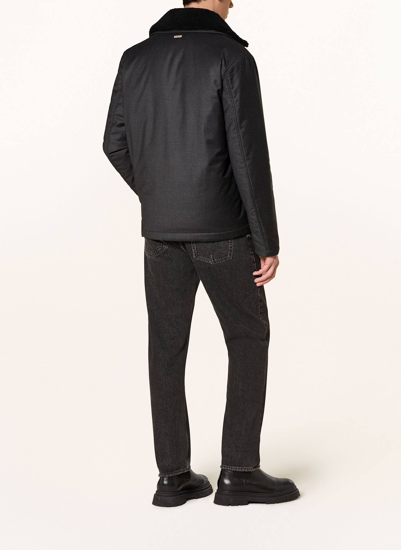 WOOLRICH Daunenjacke: DUNKELGRAU