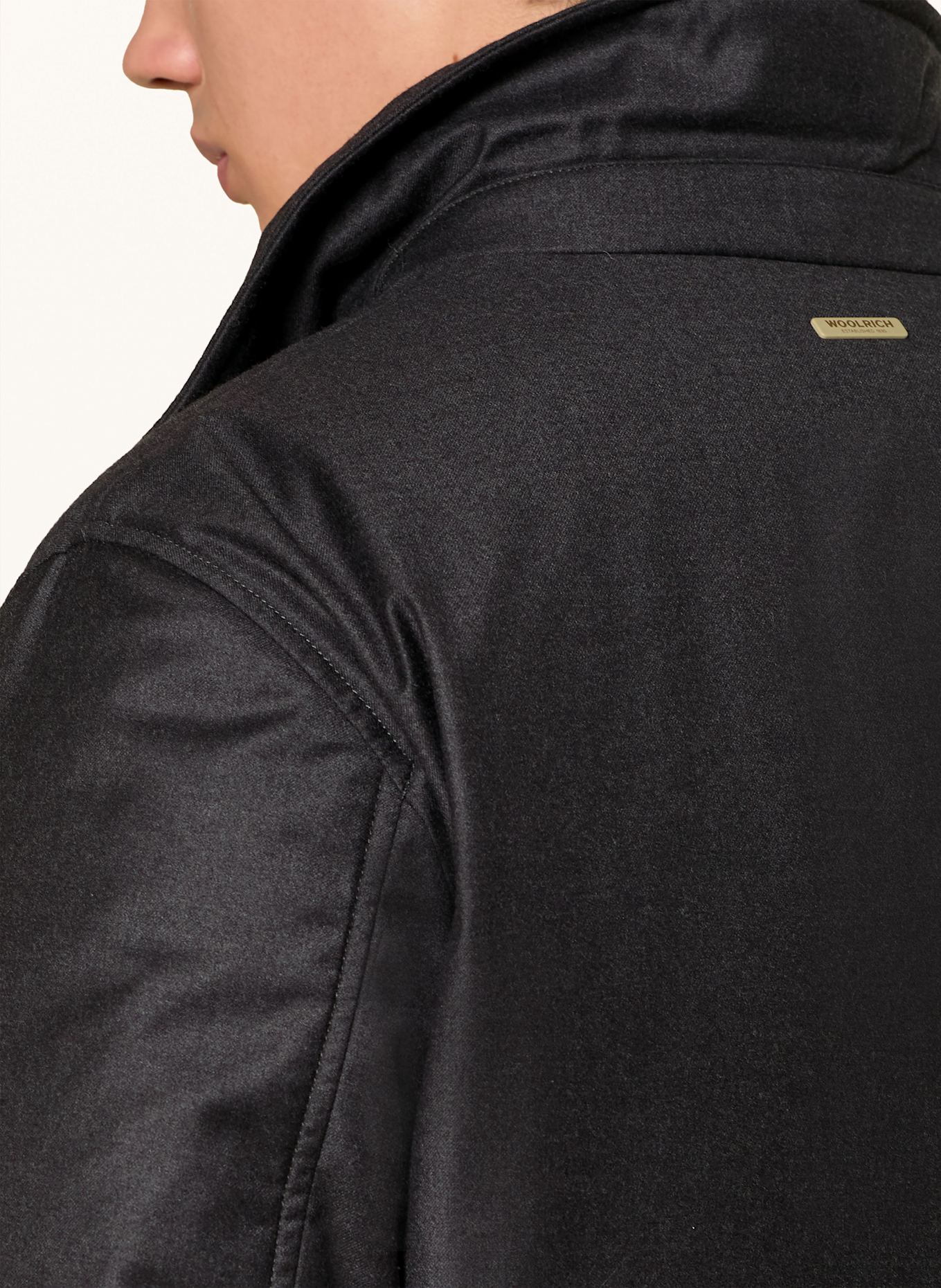 WOOLRICH Daunenjacke: DUNKELGRAU