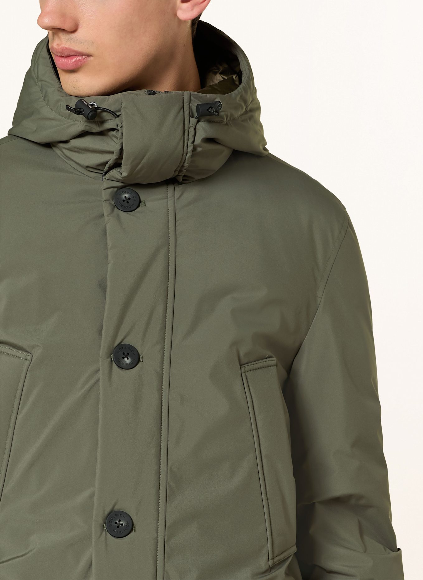 WOOLRICH Daunenparka CLOUD ARCTIC: DUNKELGRÜN
