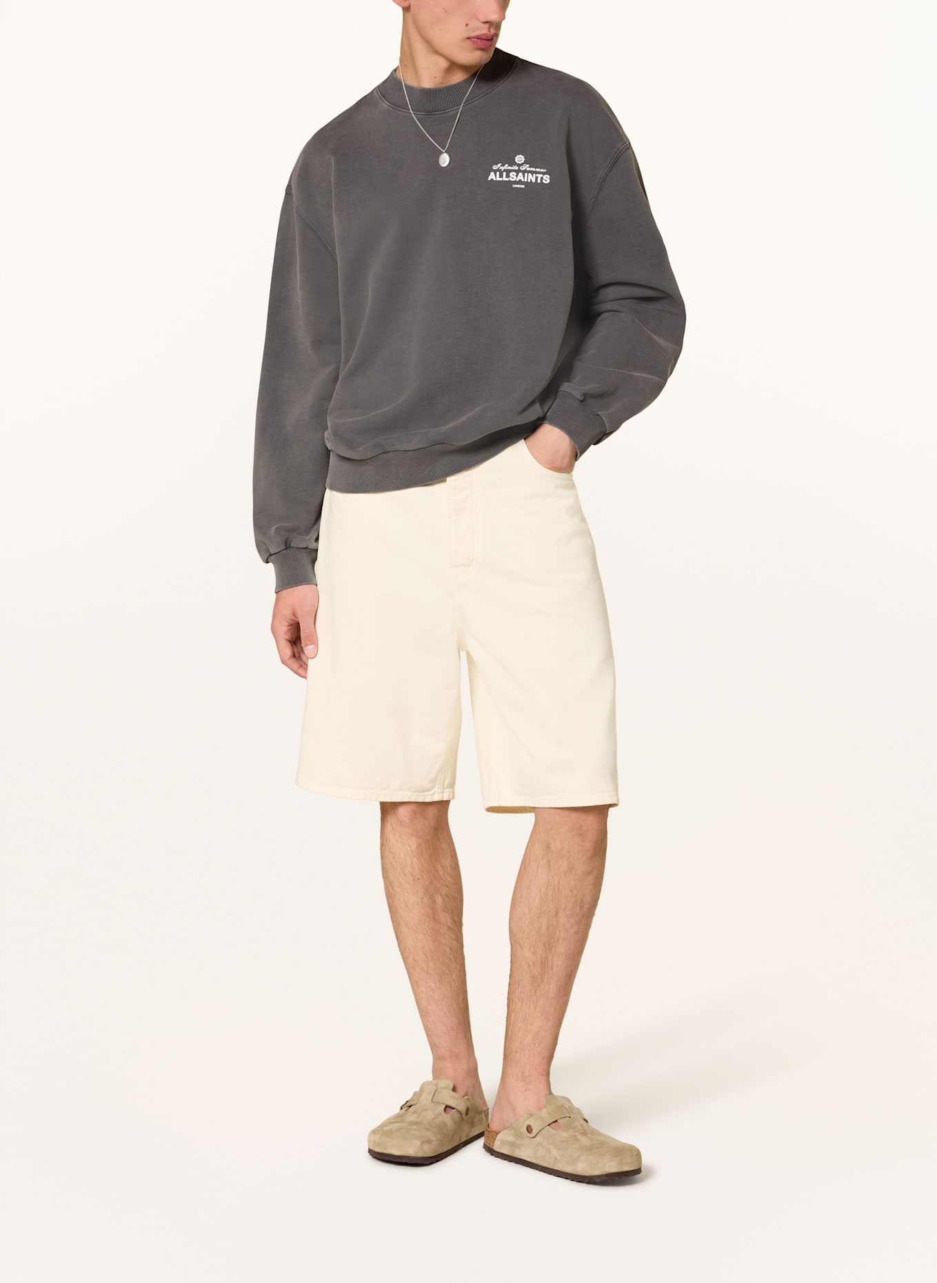 ALLSAINTS SOLEIL" sweatshirt: GRAY