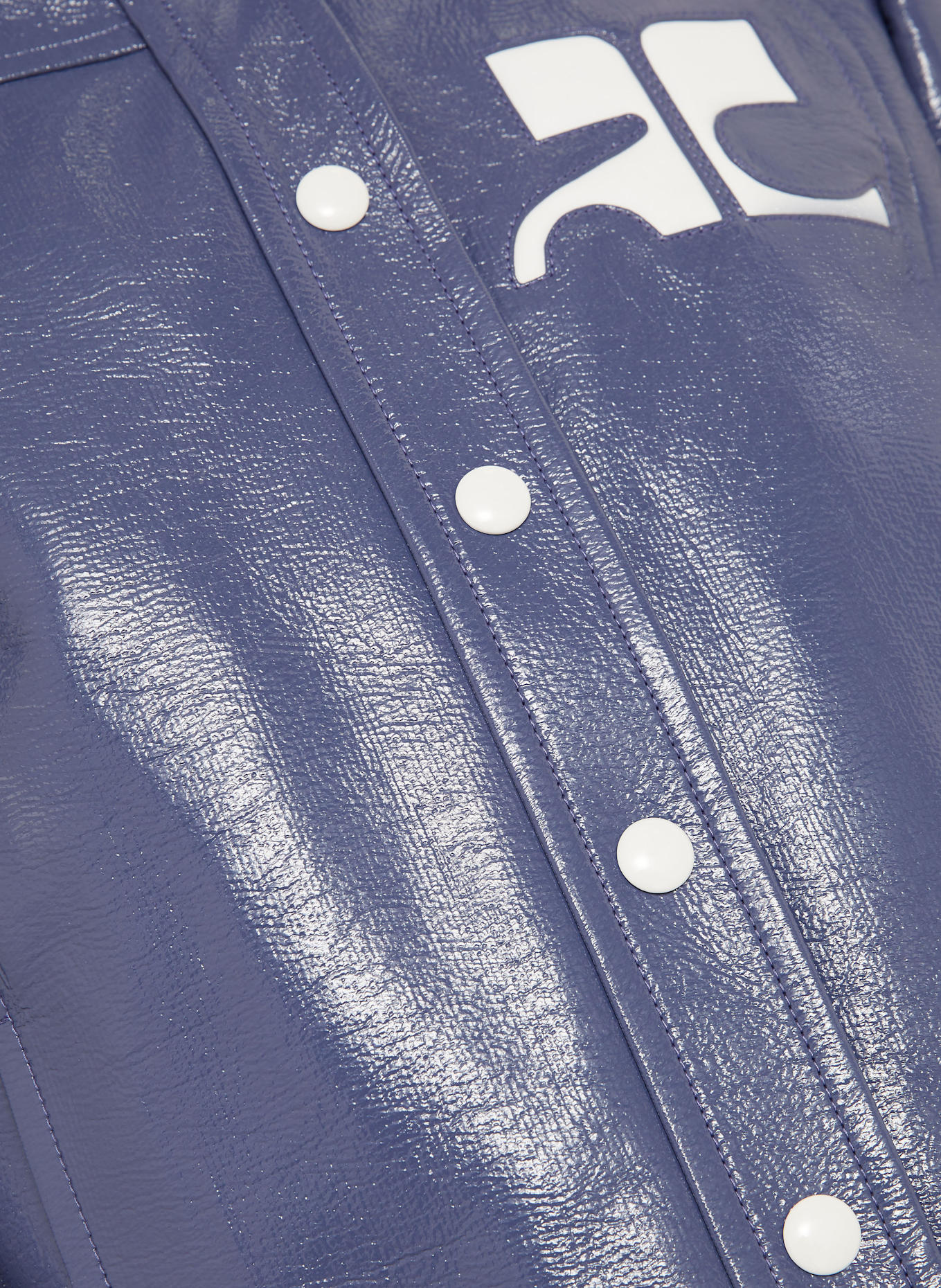 Courrèges Cropped-Jacke: DUNKELBLAU