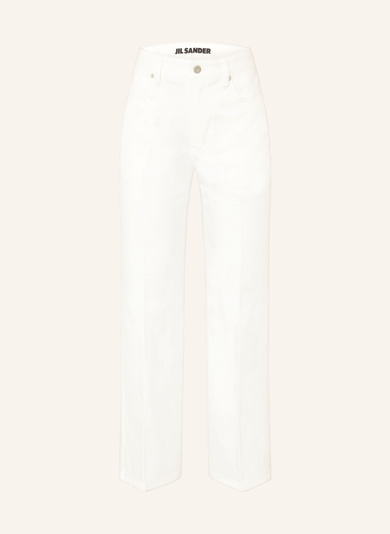 JIL SANDER Flared Jeans: 102 PORCELAIN