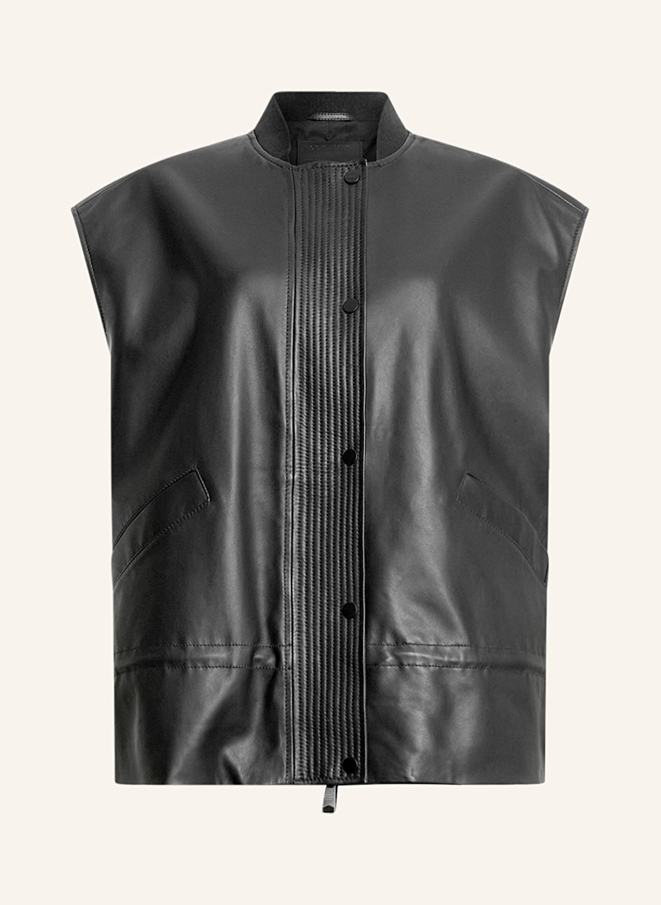 ALLSAINTS Lederweste SOFI LEA: SCHWARZ