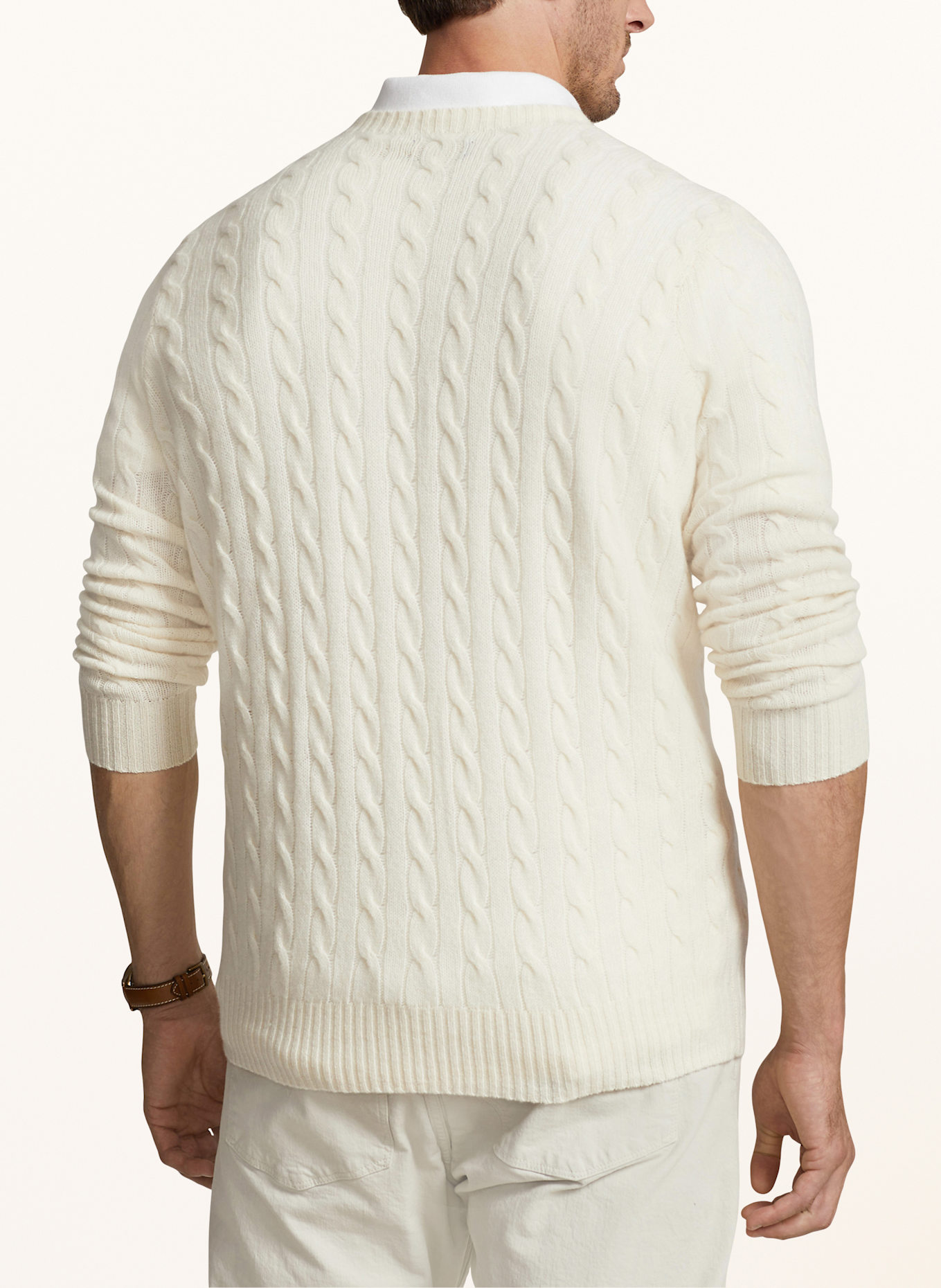 POLO RALPH LAUREN Big & Tall Pullover: CREME