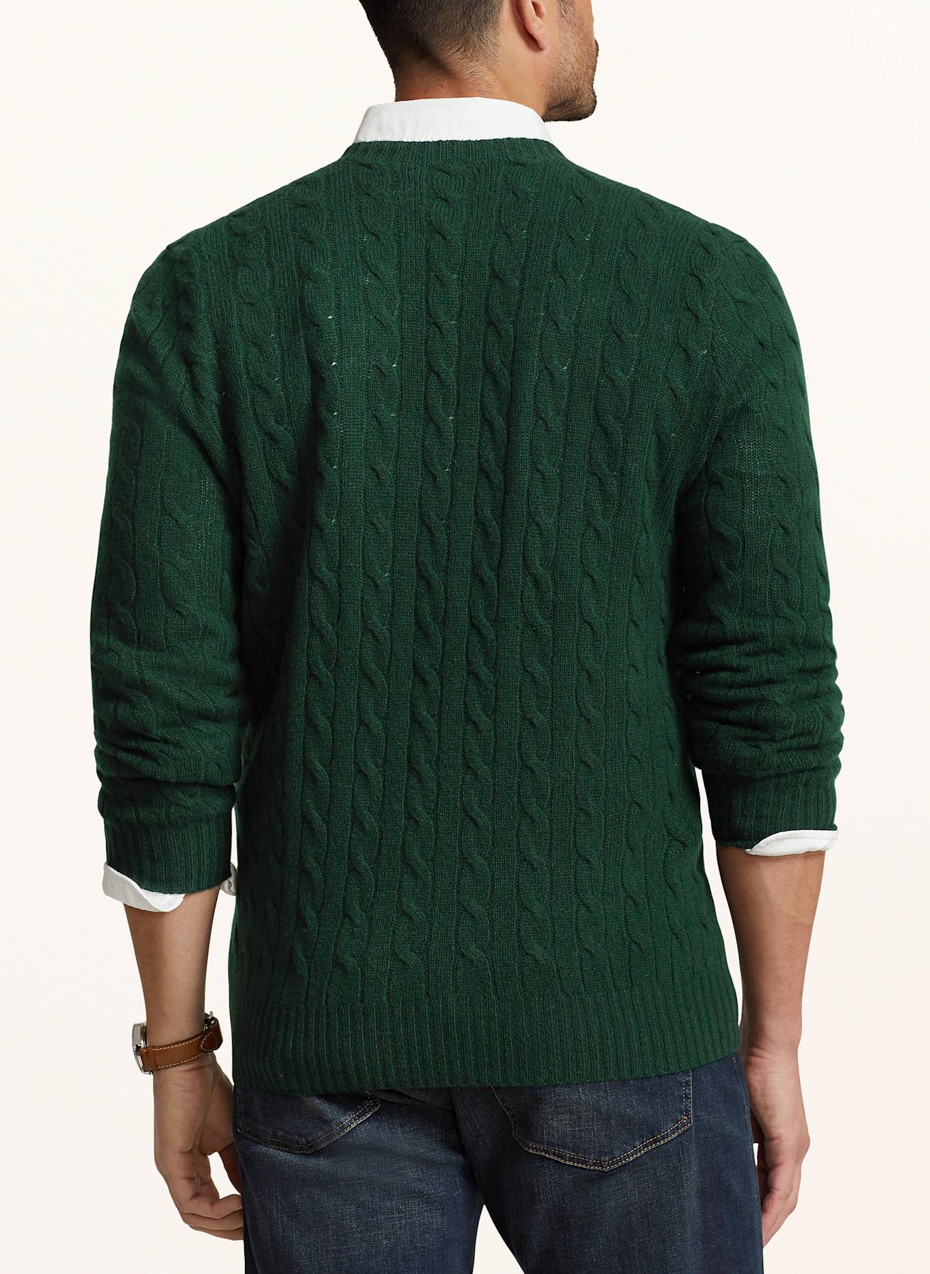 POLO RALPH LAUREN Big & Tall Pullover: DUNKELGRÜN