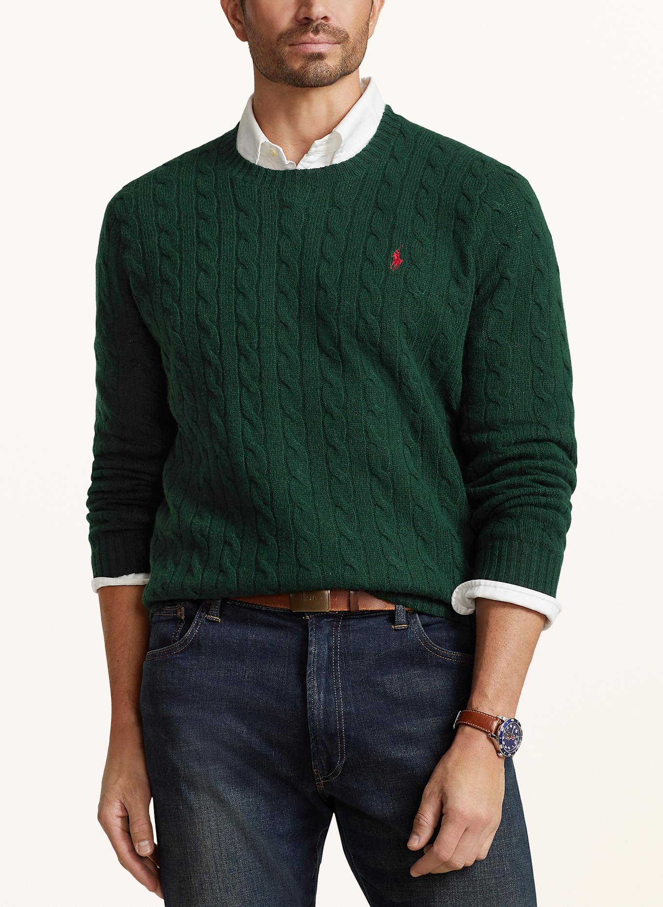 POLO RALPH LAUREN Big & Tall Pullover: DUNKELGRÜN