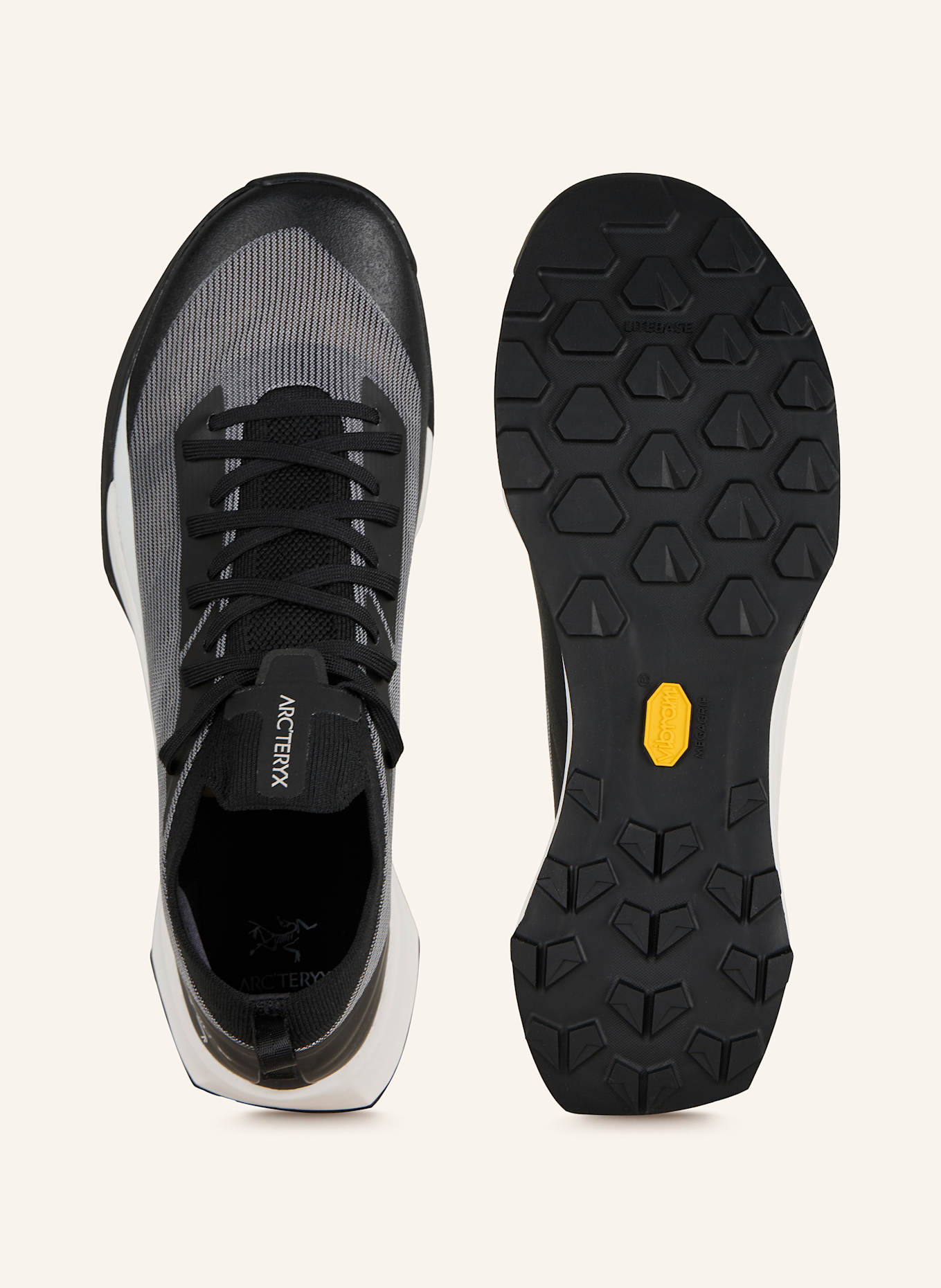 ARC'TERYX Trailrunning-Schuhe VERTEX SPEED LOW: SCHWARZ/ WEISS