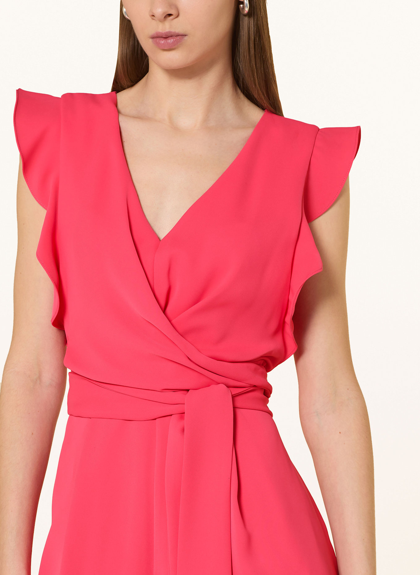 Phase Eight Jumpsuit AYLA mit Volants: HELLROT