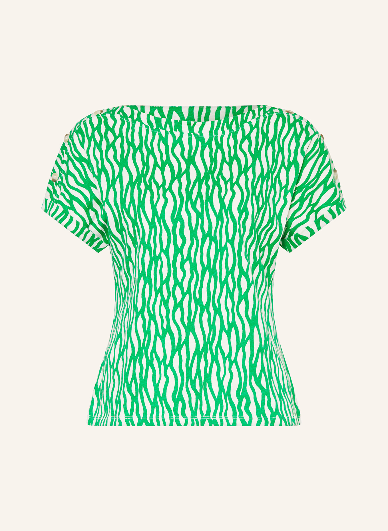 Phase Eight T-Shirt SUZIE: WEISS / GRÜN