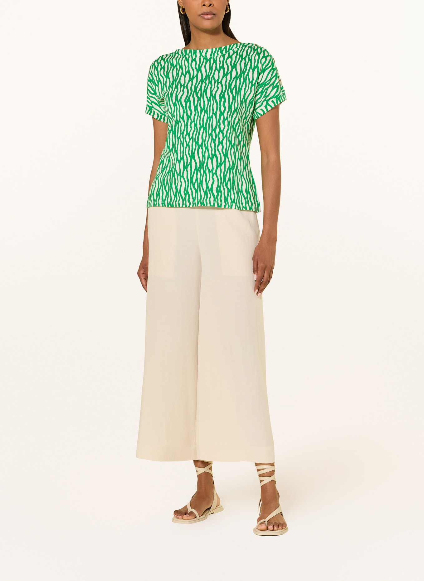 Phase Eight T-Shirt SUZIE: WEISS / GRÜN