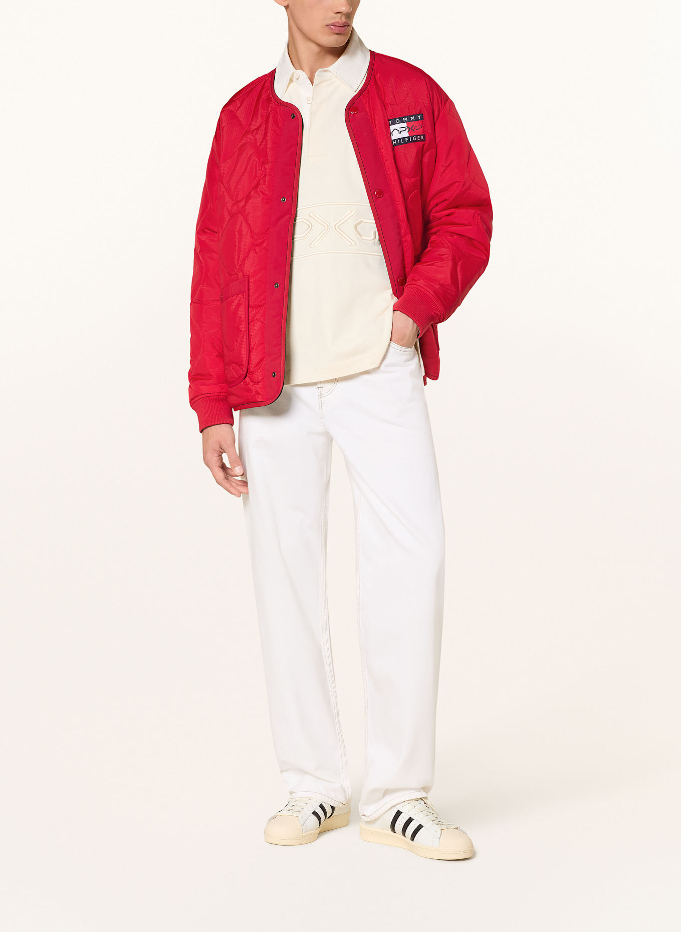 TOMMY HILFIGER Dwustronny bluzon: CZERWONY