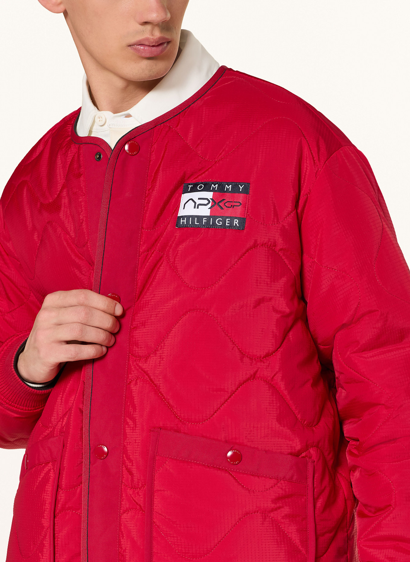 TOMMY HILFIGER Dwustronny bluzon: CZERWONY