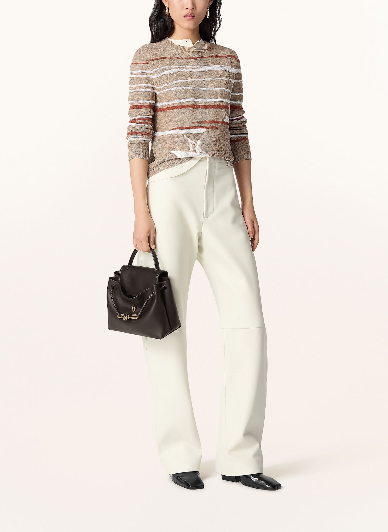 BOTTEGA VENETA Handtasche CIAO CIAO SMALL: FONDANT / MUSE BRASS