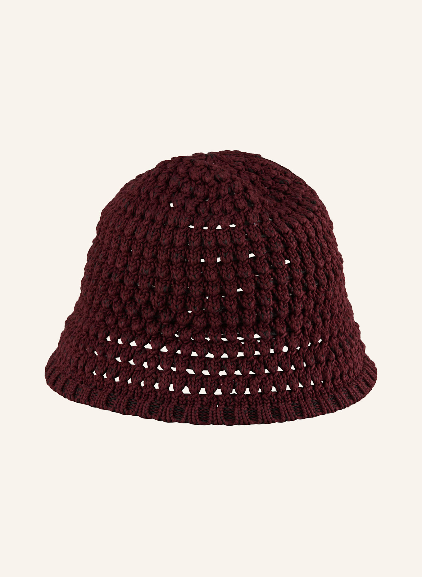 COS Bucket-Hat: DUNKELROT