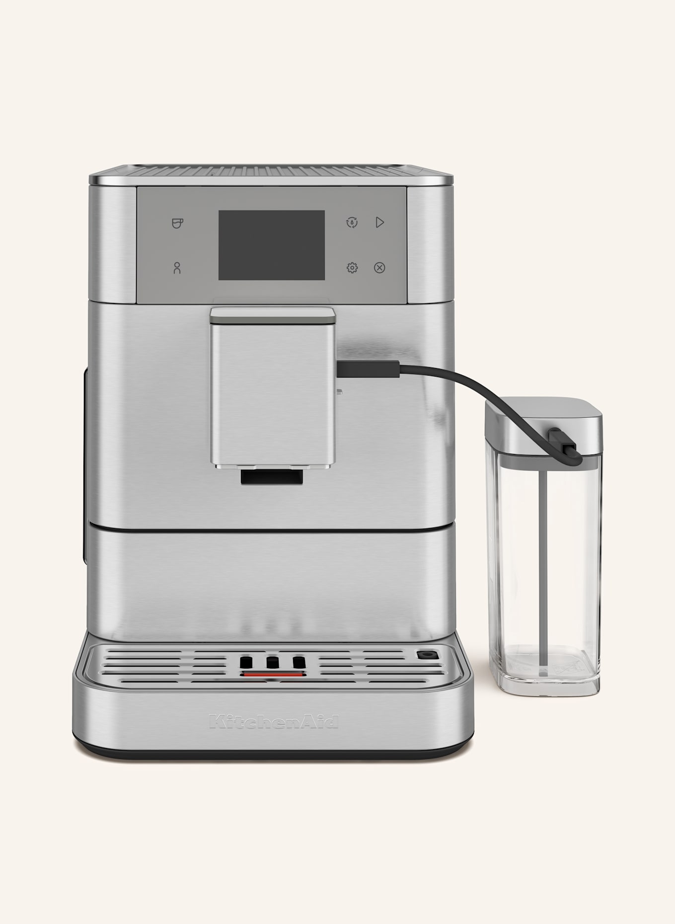 KitchenAid Kaffeevollautomat KF7: EDELSTAHL