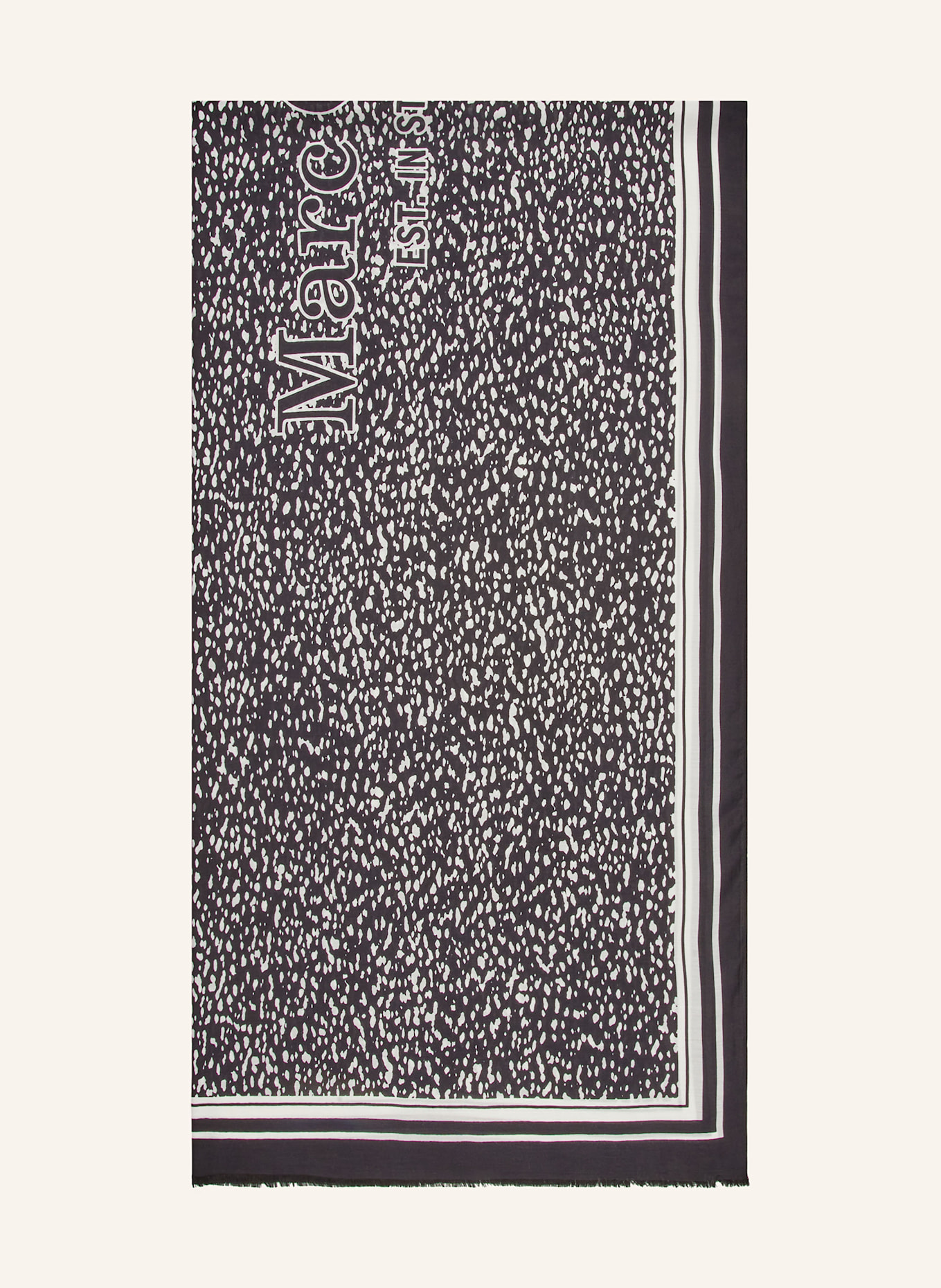 Marc O'Polo Schal: SCHWARZ / WEISS