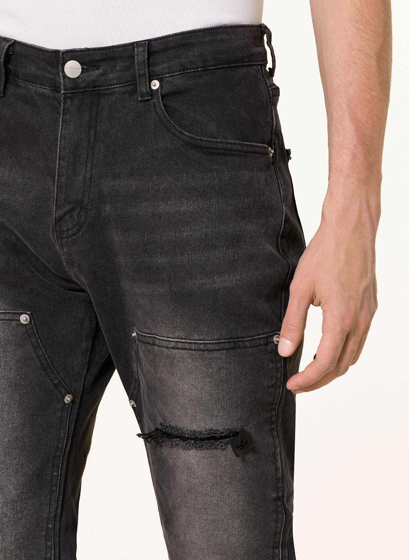 don't waste culture Jeans LUCIANA Slim Fit: BLACK