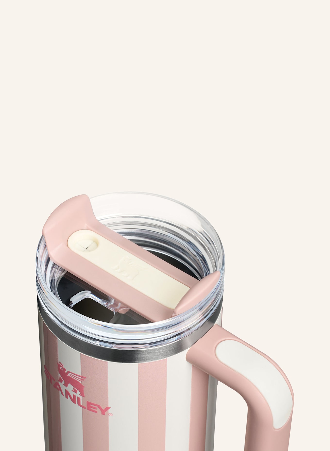 STANLEY Thermobecher THE QUENCHER H2.0 FLOWSTATE™: ROSA / WEISS